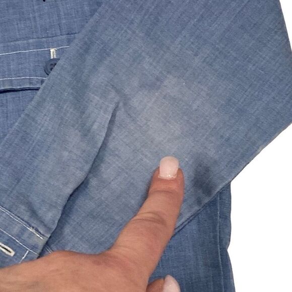 Vintage Kmart Permanent Press Western Cowgirl Embroidered Shirt Girls Size 6 - Picture 7 of 14